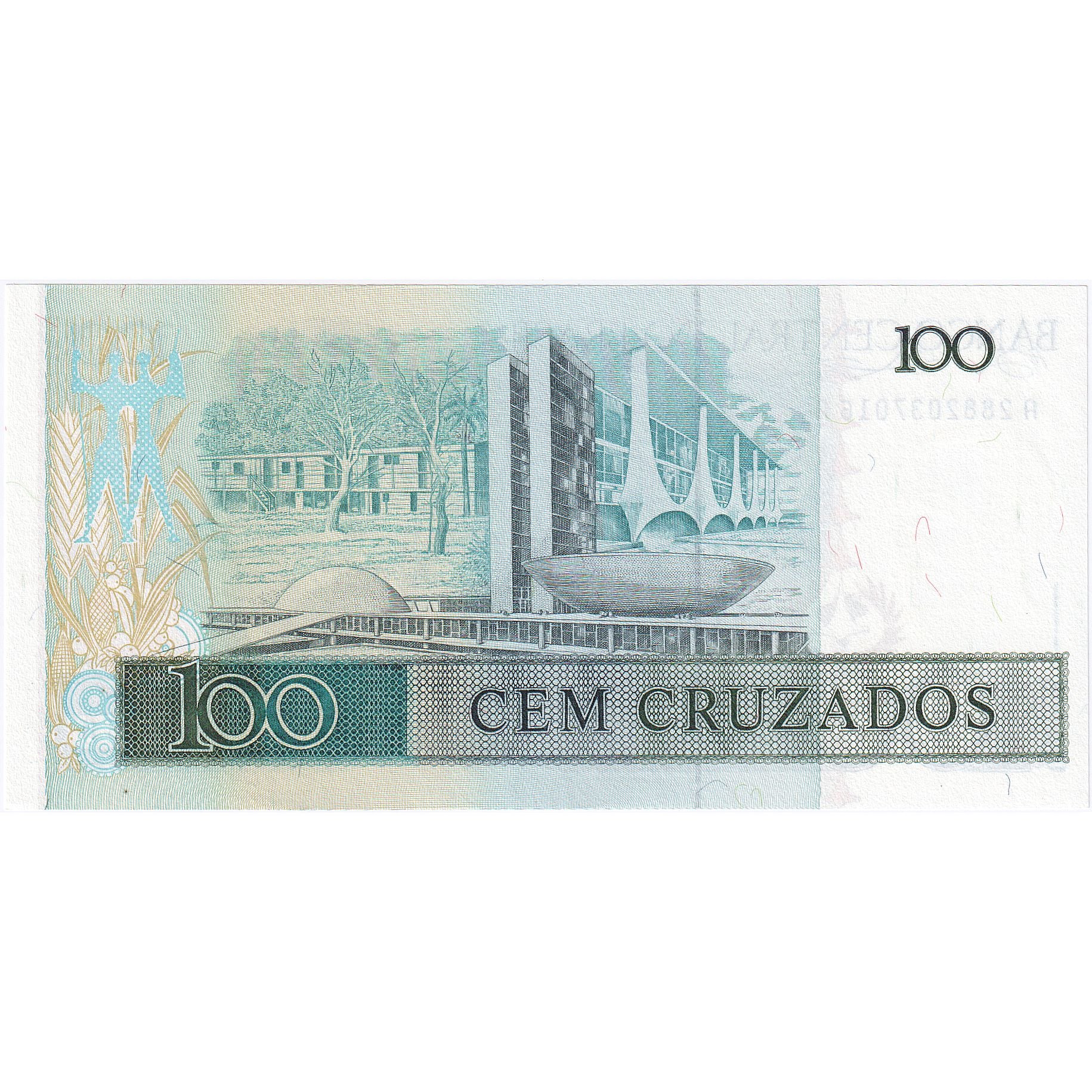 Brasilien, 100 Cruzados, KM:211c, UNZ
