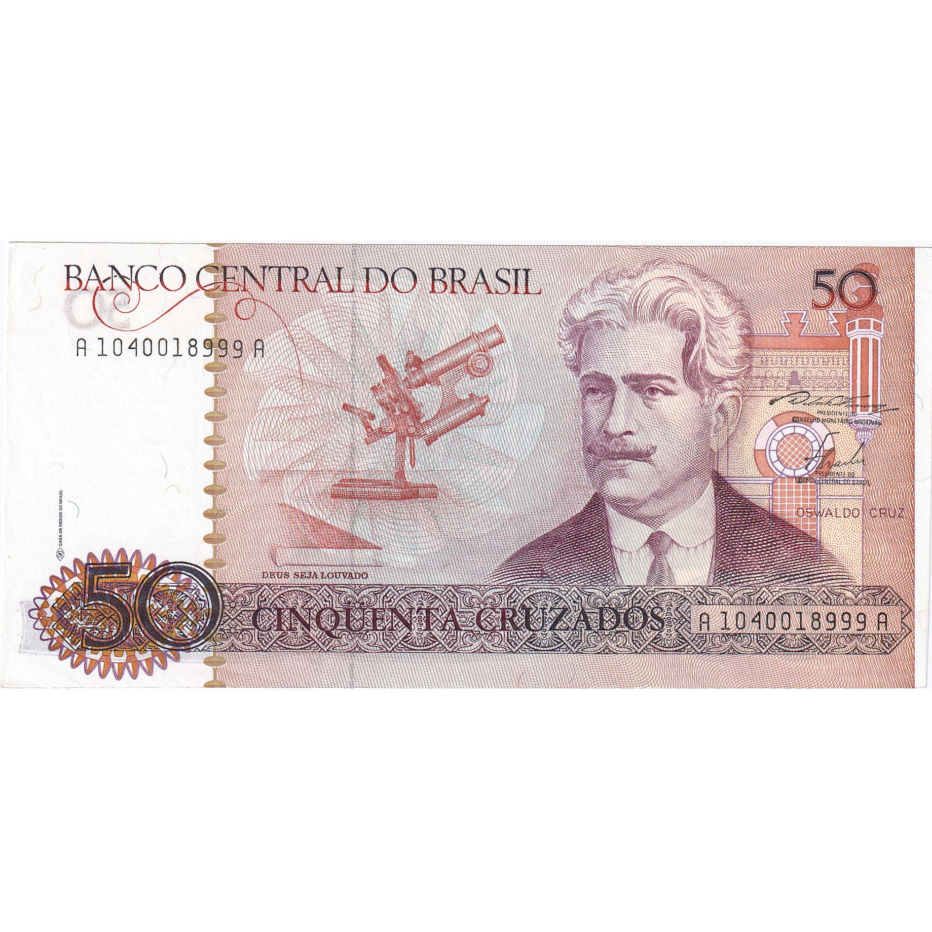 Brasilien, 50 Cruzados, UNZ