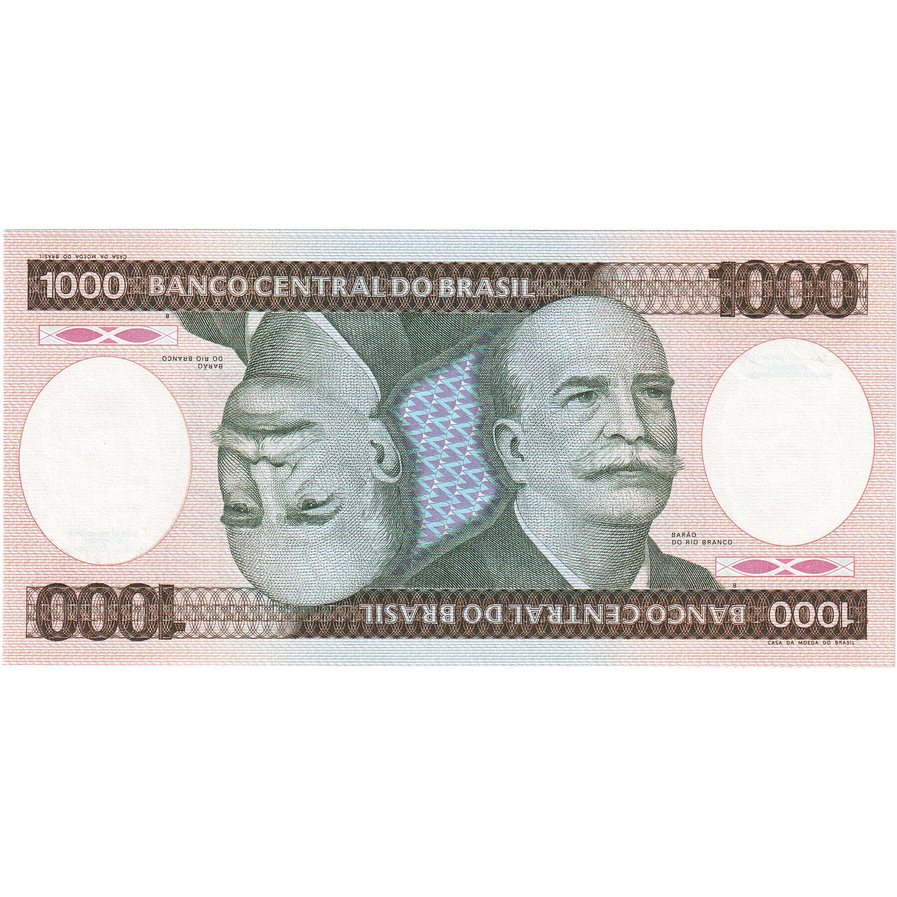 Brésil, 1000 Cruzeiros, KM:201c, NEUF