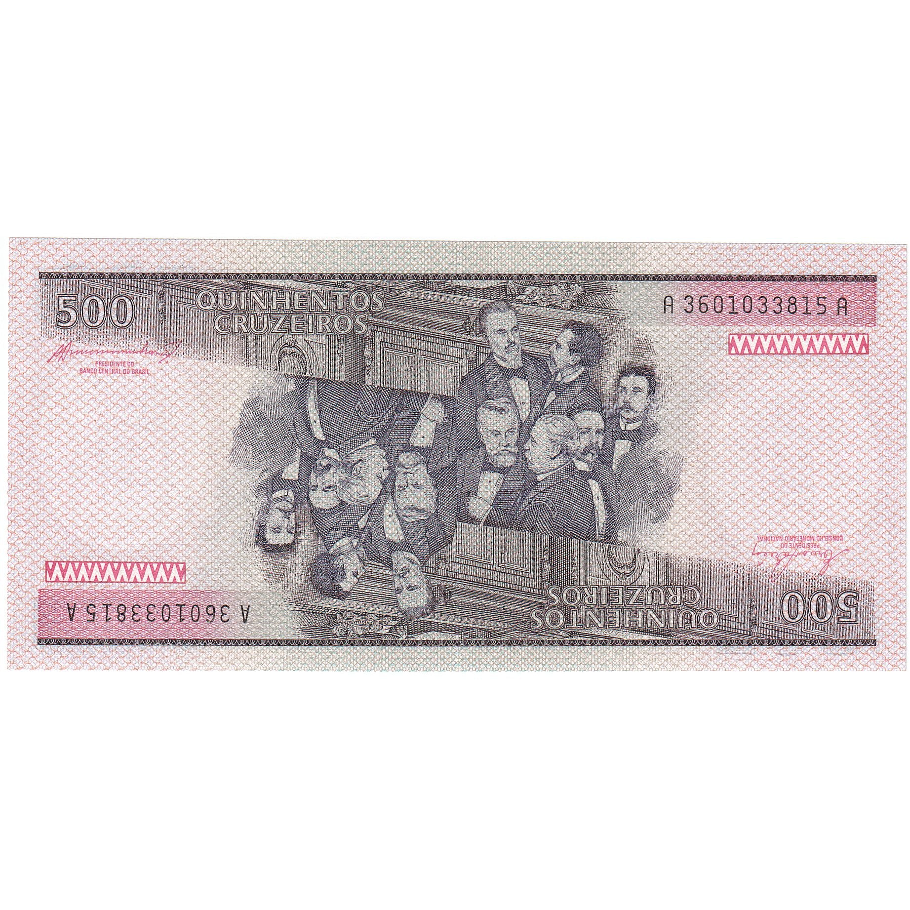 Brasilien, 500 Cruzeiros, KM:200b, UNZ