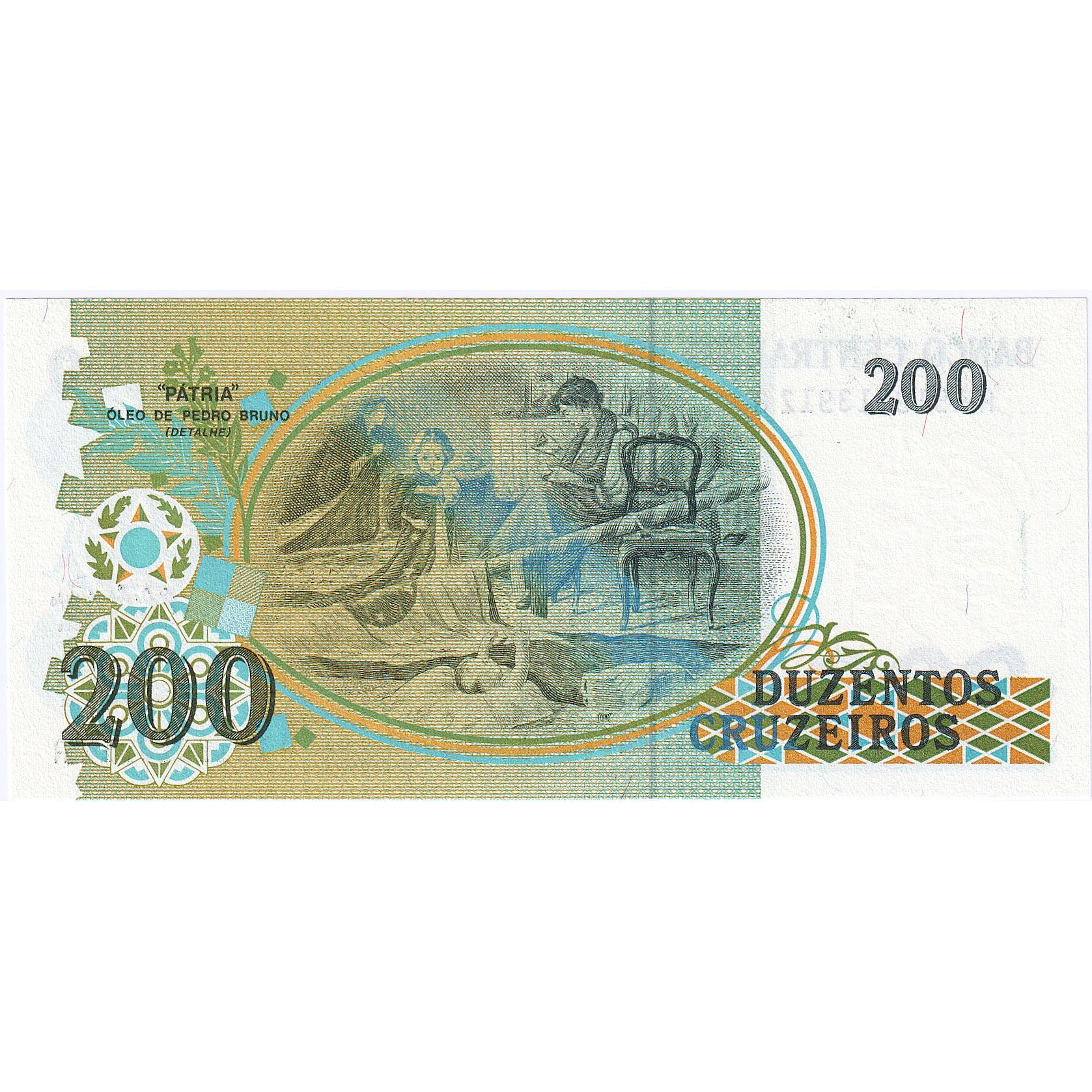 Brasil, 200 Cruzeiros, UNC(65-70)
