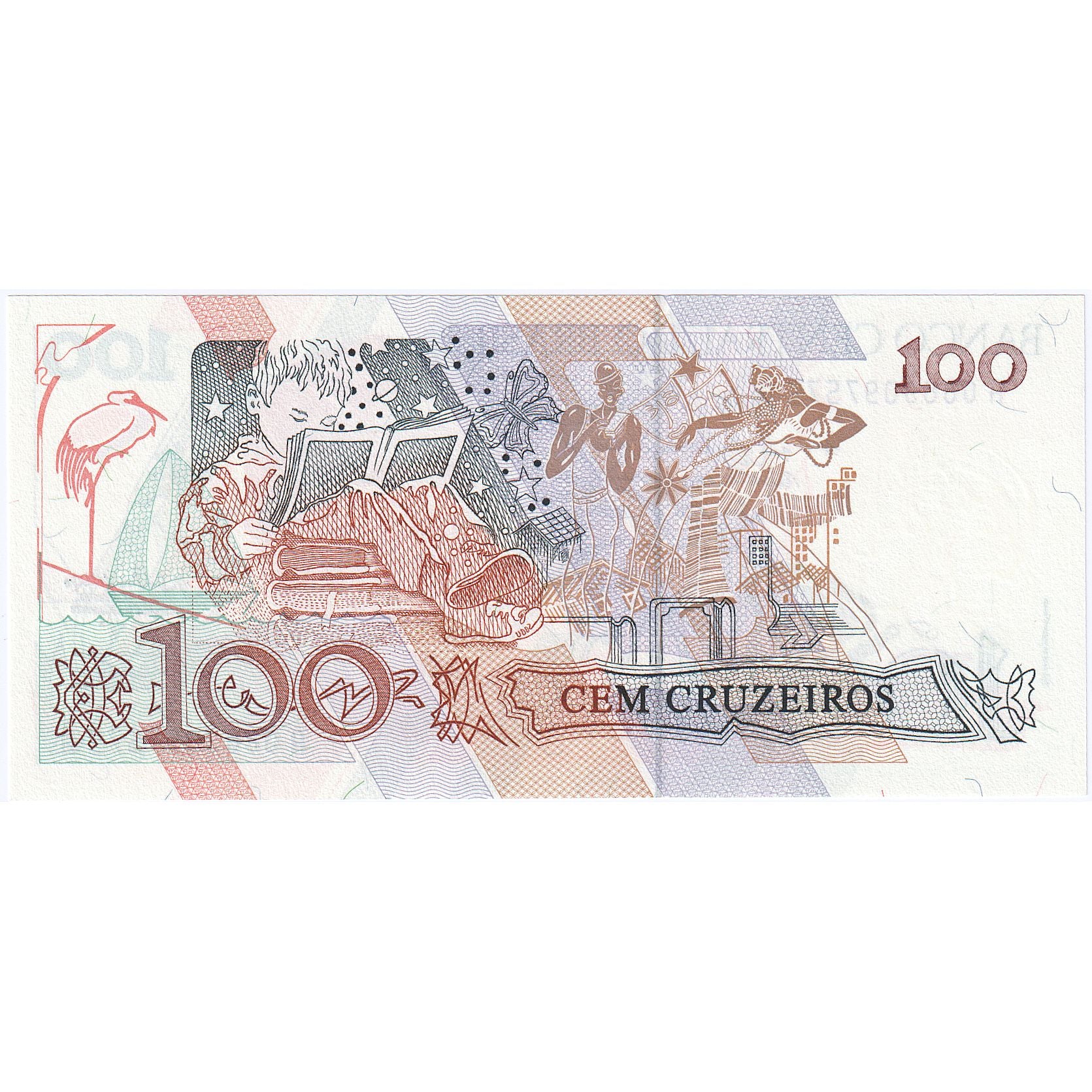 Brasil, 100 Cruzeiros, UNC(65-70)