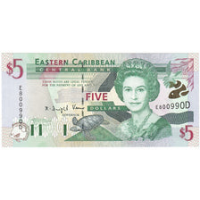 Stati dei Caraibi Orientali, 5 Dollars, KM:37d1, FDS