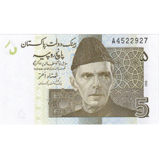 Pakistan, 5 Rupees, 2008, KM:53a, FDS