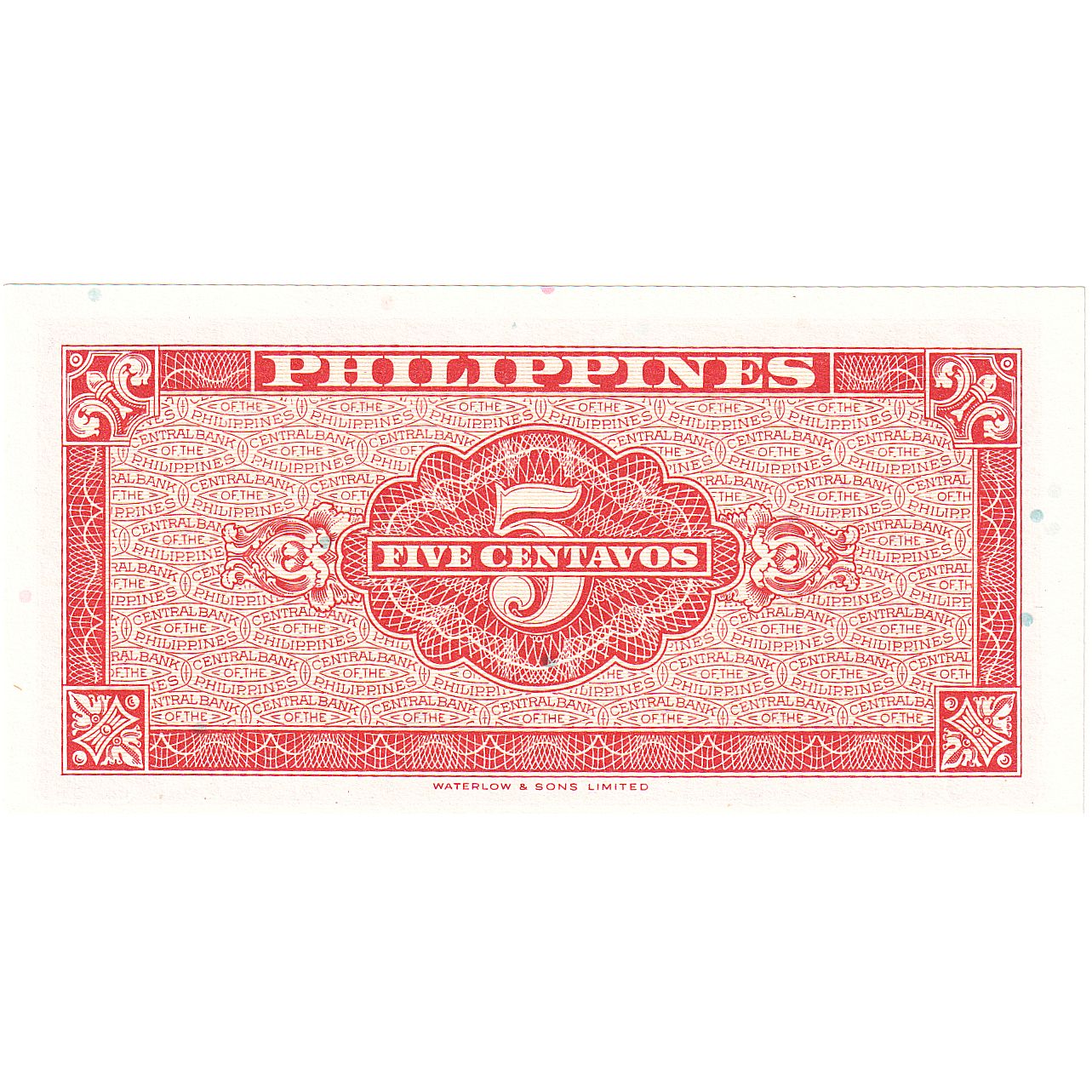 Filipinas, 5 Centavos, 1945, KM:125a, UNC(65-70)