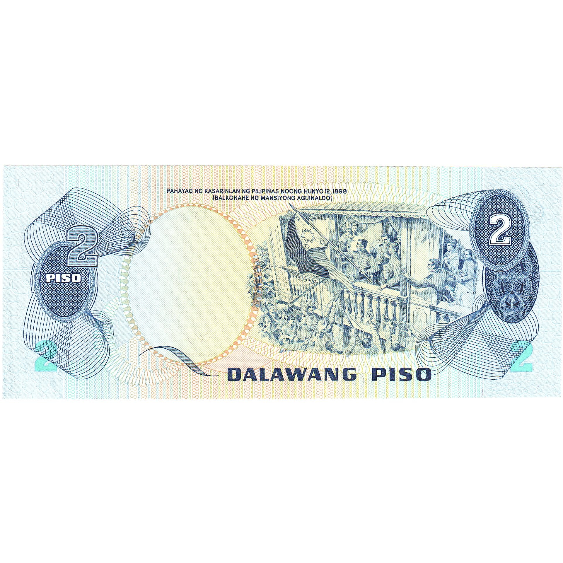 Filipinas, 2 Piso, KM:166a, UNC(65-70)
