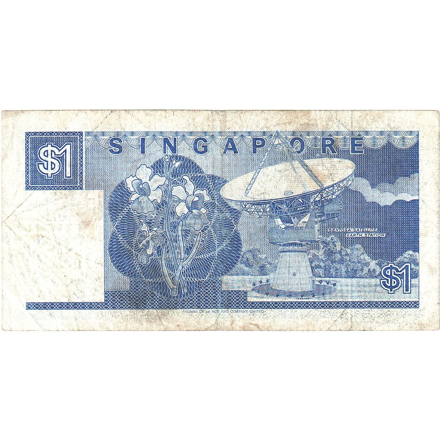 Banknote, Singapore, 1 Dollar, Undated (1987), KM:18a, VF(20-25)