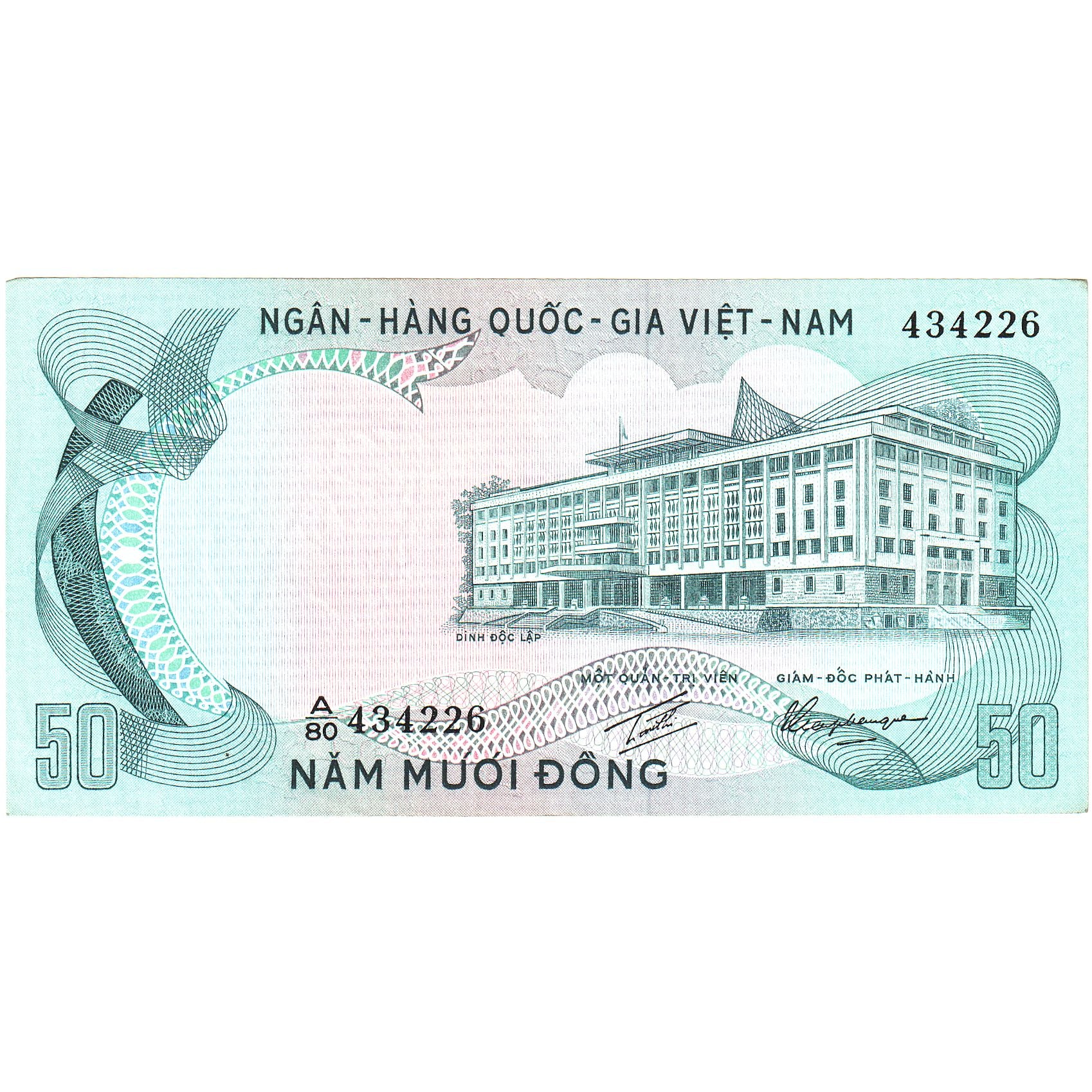 Viet Nam du Sud , 50 D<ox>ng, KM:30a, SPL