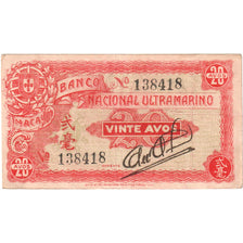 Macau, 20 Avos, 1942, KM:20, TTB