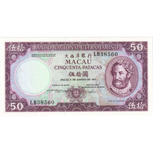 Macau, 50 Patacas, 1981-08-08, UNC 65 EPQ, PMG