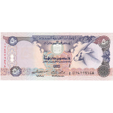 Billete, 50 Dirhams, Emiratos Árabes Unidos, KM:14b, UNC