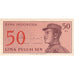 Banconote, Indonesia, 50 Sen, 1964, FDS