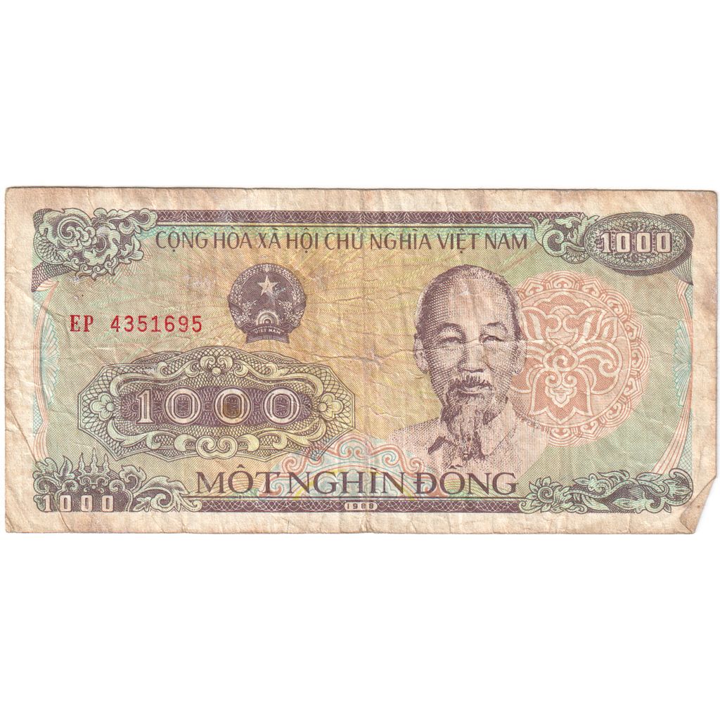 Viet Nam, 1000 D<ox>ng, 1988, KM:106a, TB