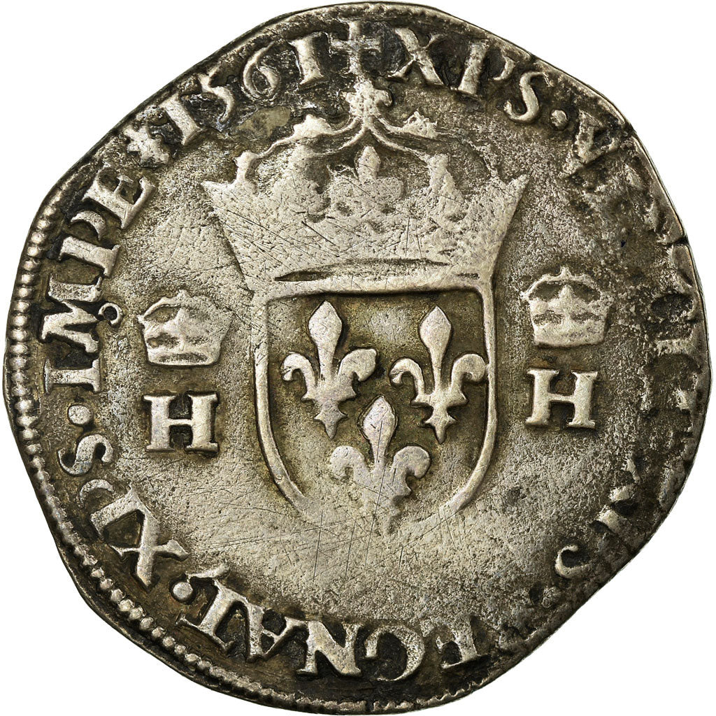 France, Teston, 1565, Nantes, Argent, TTB, Duplessy:1063