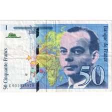 Frankrijk, 50 Francs, St Exupéry, 1997, E031026979, TB+, Fayette:73.4, KM:157Ad