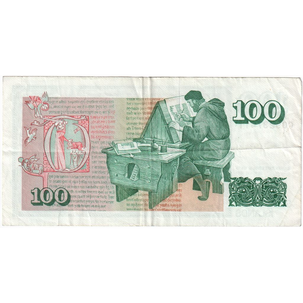 Islanda, 100 Kronur, 1961, 1961-03-29, KM:50a, BB
