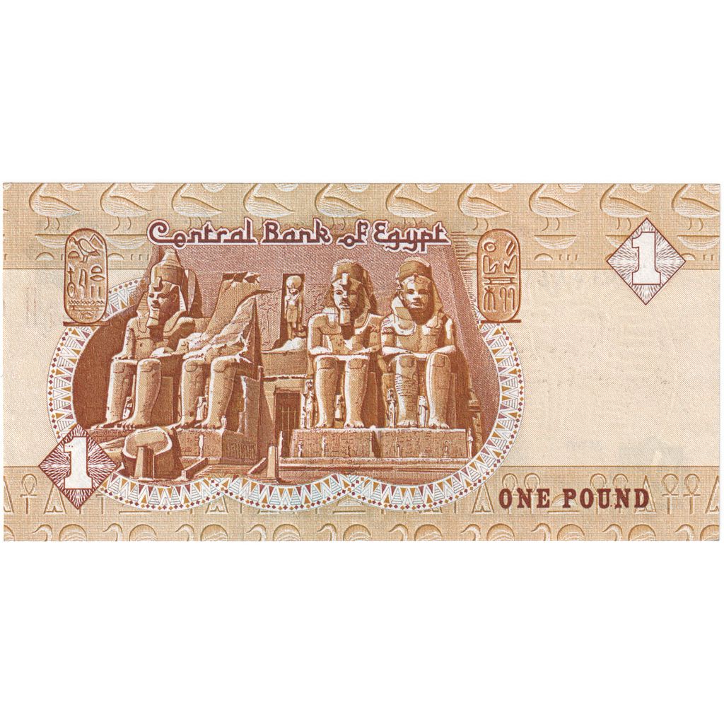 Biljet, Egypte, 1 Pound, Undated (1995), KM:50c, SPL