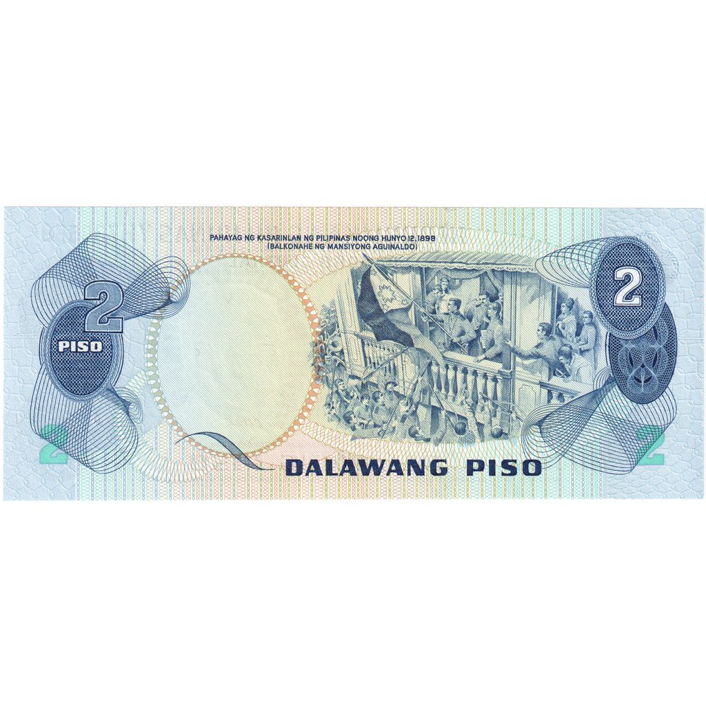 Filipinas, 2 Piso, KM:166a, UNC(65-70)