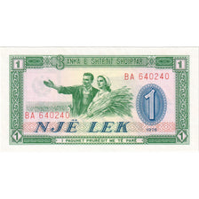 Biljet, Albanië, 1 Lek, 1976, KM:40a, NIEUW