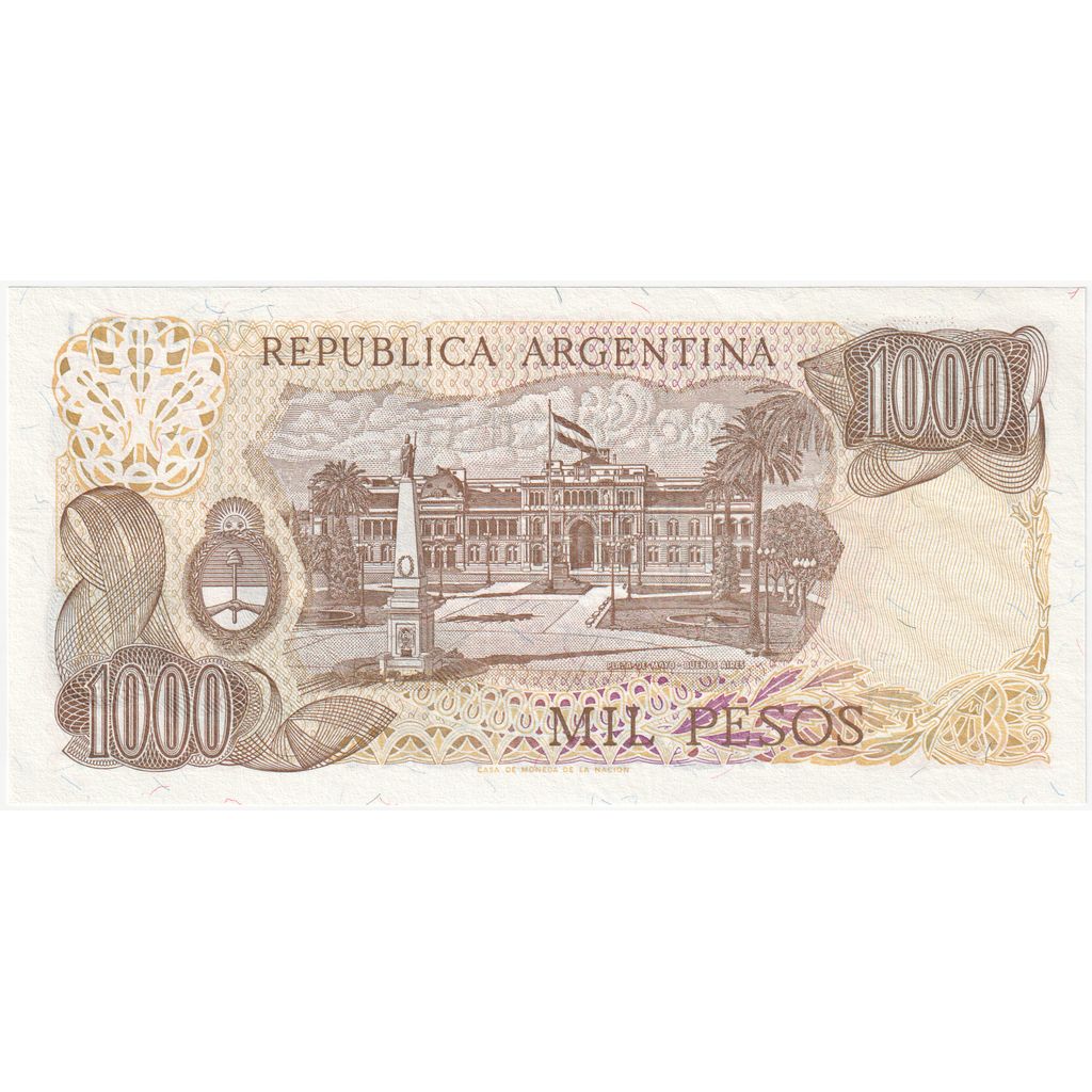 Argentina, 1000 Pesos Argentinos, UNC