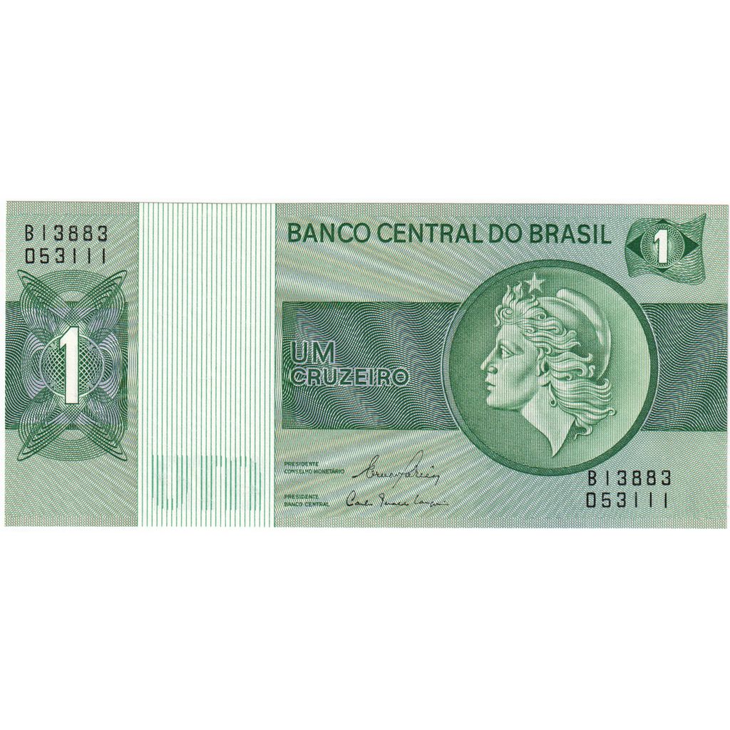 Brasilien, 1 Cruzeiro, KM:191Ac, UNZ