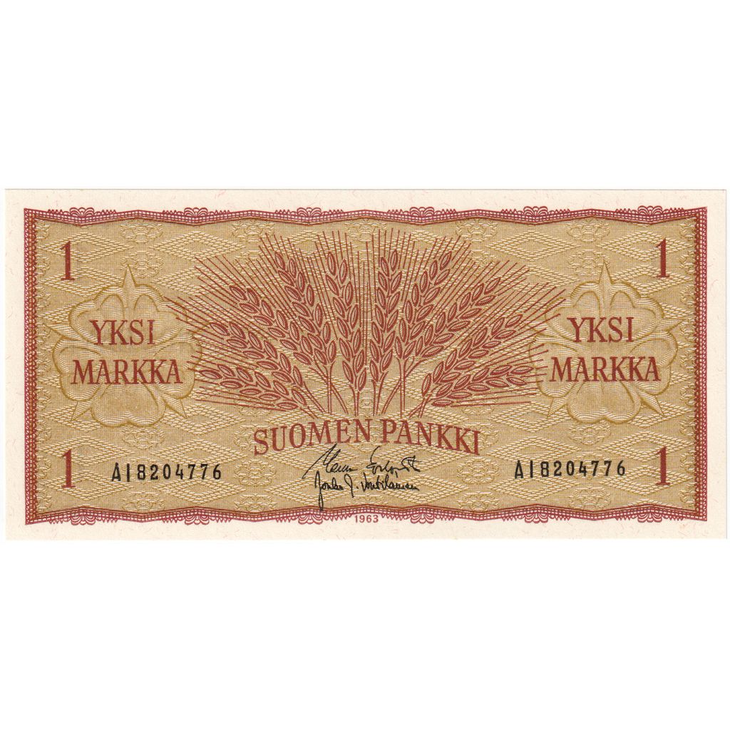 Finnland, 1 Markka, 1963, KM:98a, UNZ