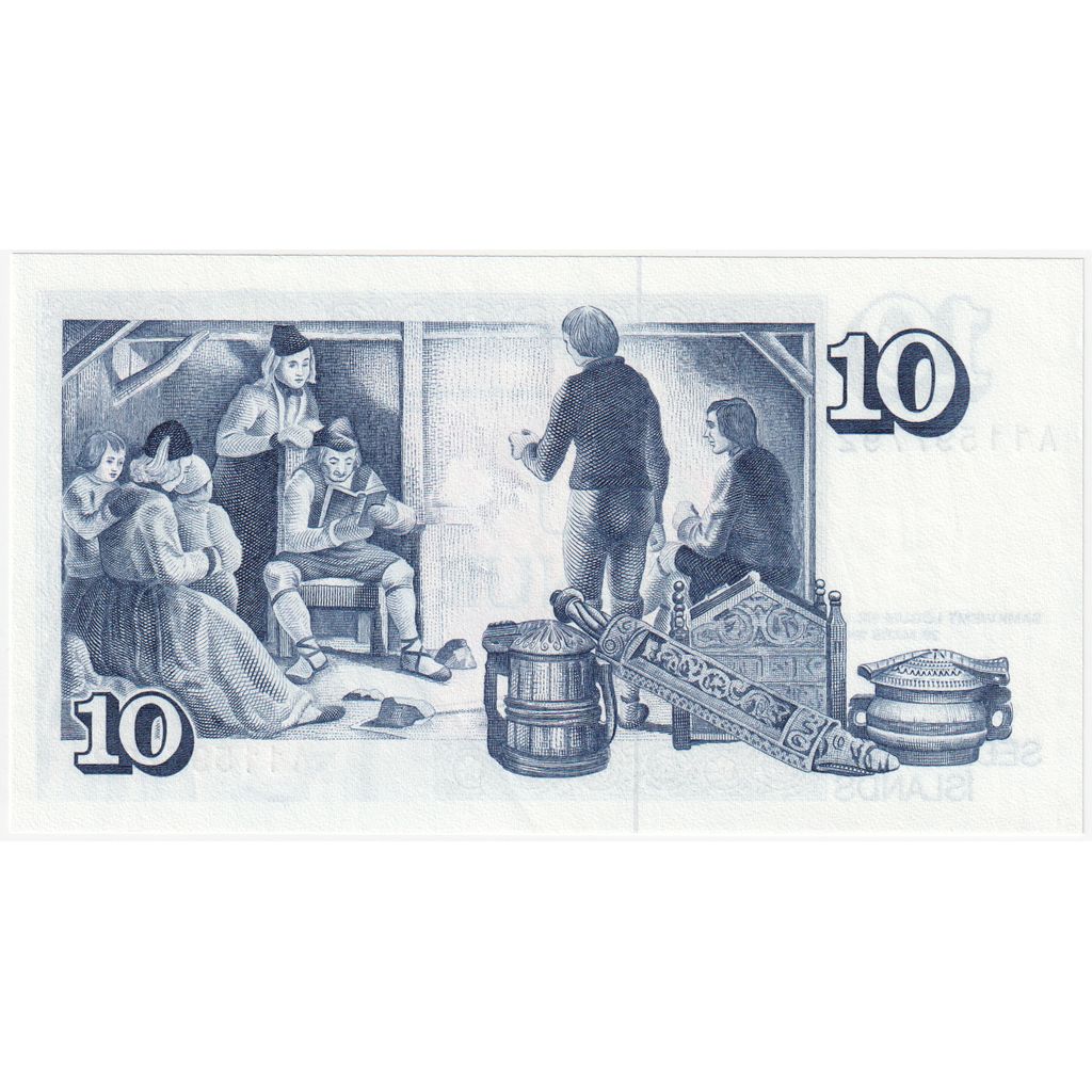 Banknote, Iceland, 10 Kronur, 1961, 1961-03-29, KM:48a, UNC(65-70)