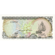 Maldives, 2 Rufiyaa, 1990, KM:15, 1990-07-26, UNC(65-70)