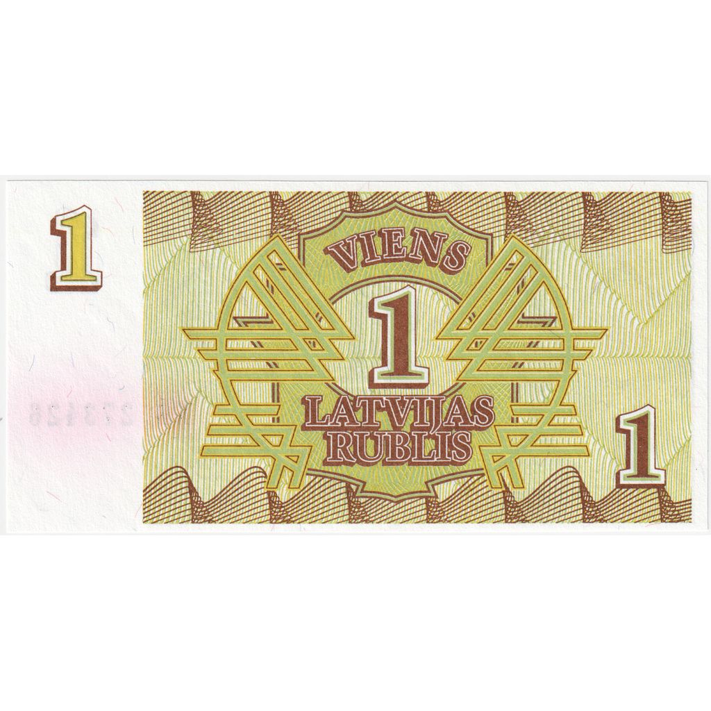 Billet, Latvia, 1 Rublis, KM:35, NEUF