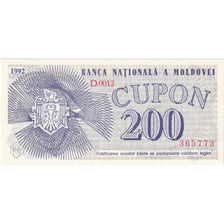 Mołdawia, 200 Cupon, 1992, KM:2, UNC(65-70)