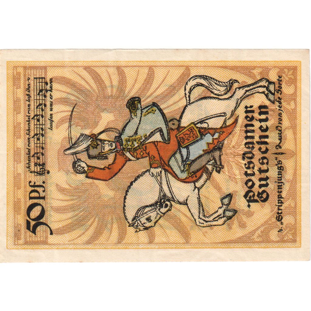 Niemcy, 50 Pfennig, 1921-11-28, Potsdam, UNC(65-70)