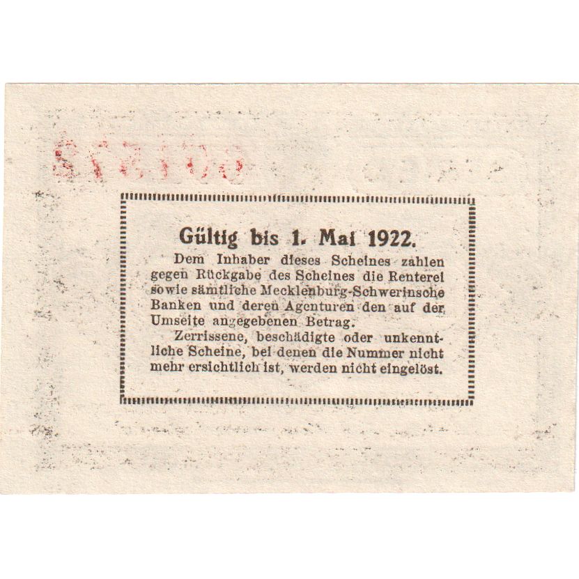 Deutschland, Mecklenburg-Schwerin Staatsministerium, Schwerin, 25 Pfennig