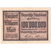 Germany, Münnerstadt, 100 Millionen Mark, valeur faciale, 1923, 1923-09-20