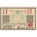 Niemcy, Bremen, 25 Pfennig, place, 1921, 1921-09-15, AU(55-58), Mehl:169.1