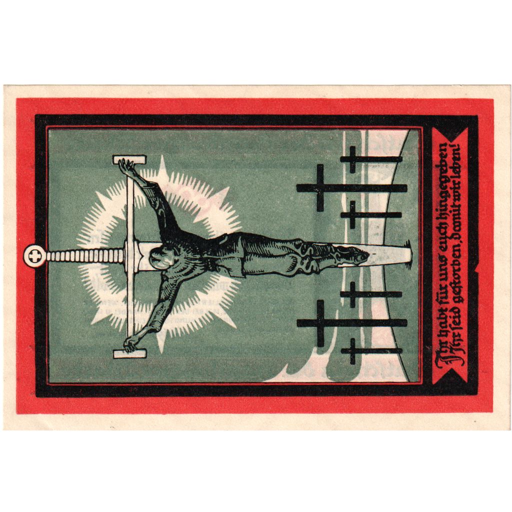 Germania, 50 Pfennig, 1921-07-01, Hambourg, SPL