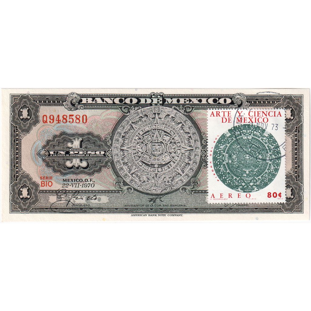 México, 1 Peso, 1970-07-22, BC+