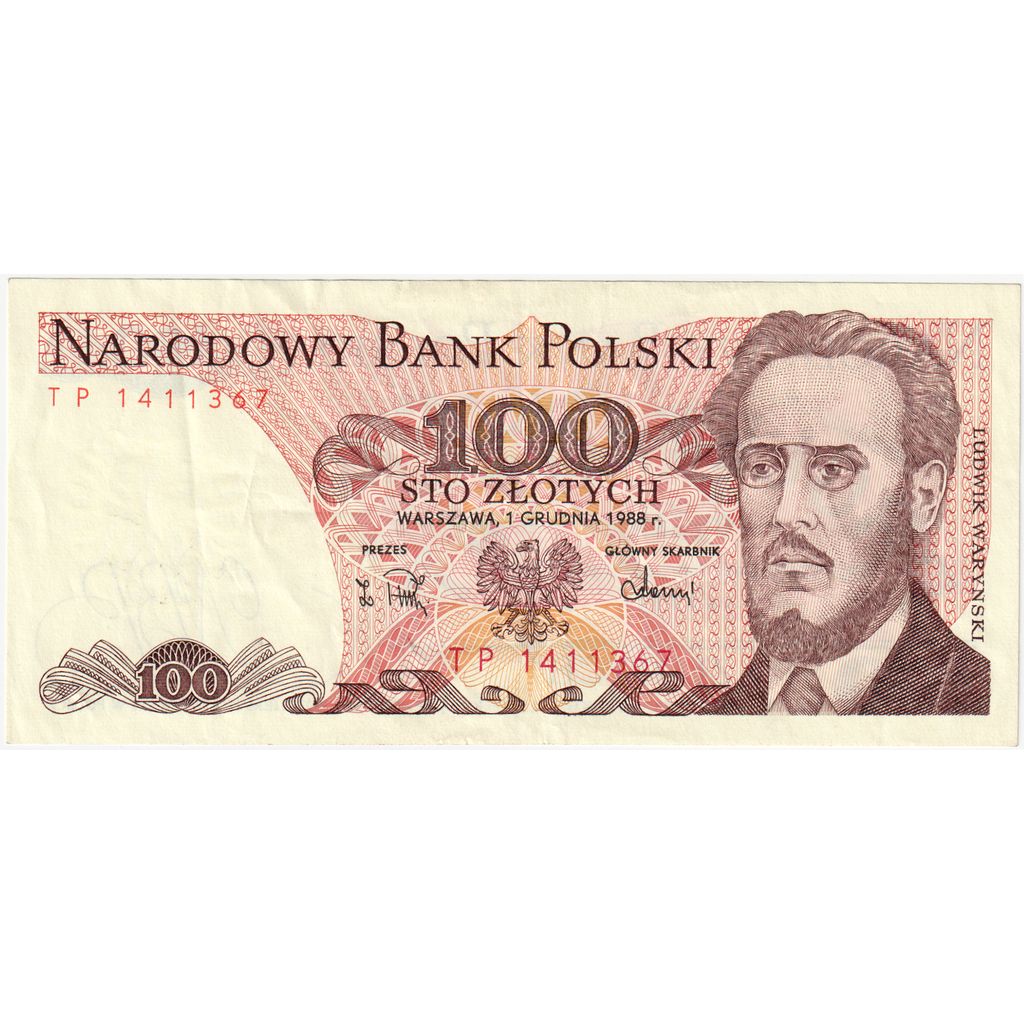 Polska, 100 Zlotych, 1988, 1988-05-01, KM:143e, UNC(65-70)