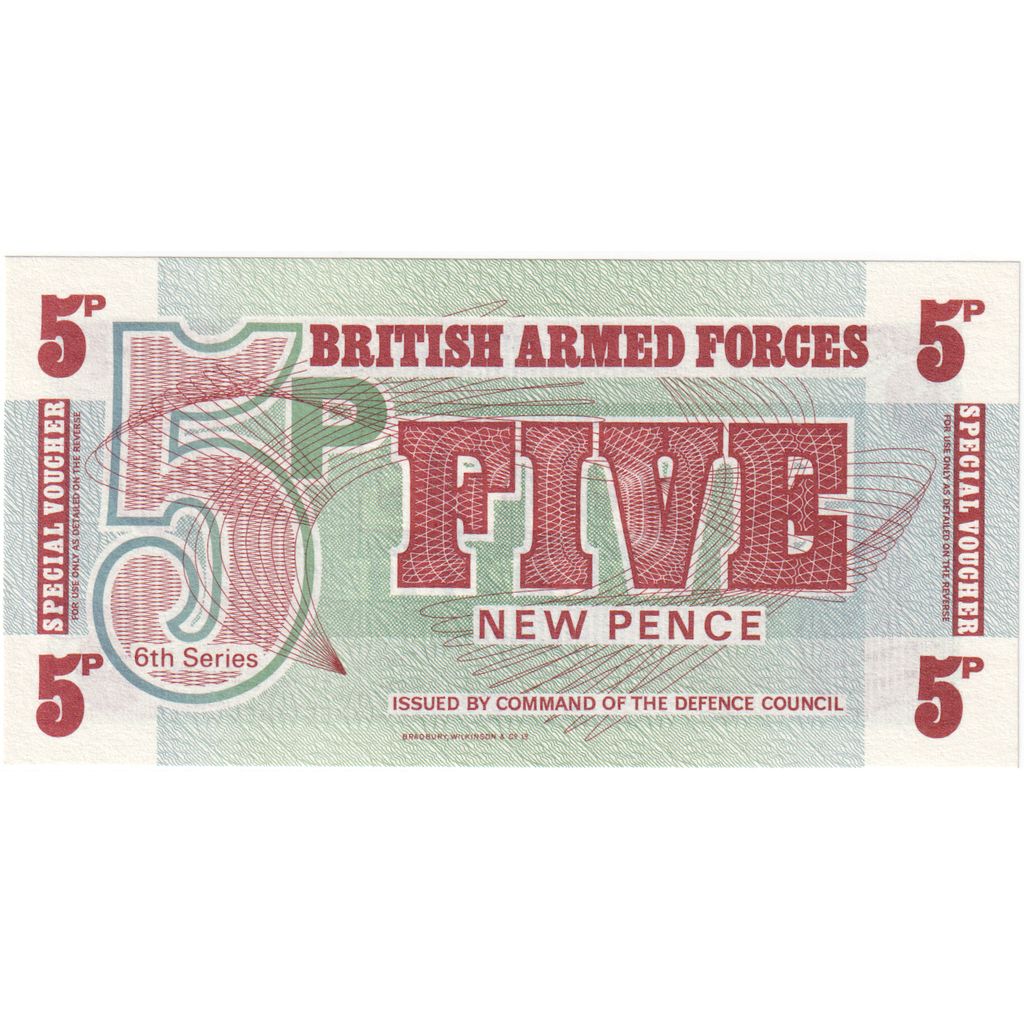 Grande-Bretagne, 5 New Pence, KM:M47, NEUF