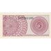 Banknote, Indonesia, 5 Sen, 1964, Undated (1964), KM:91s, UNC(65-70)