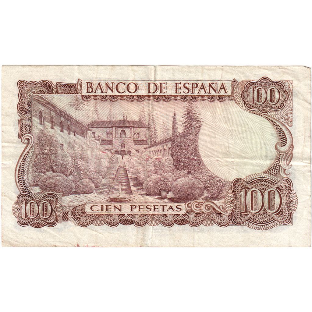 Geldschein, Spanien, 100 Pesetas, 1970-1971, 1970-11-17, KM:152a, S