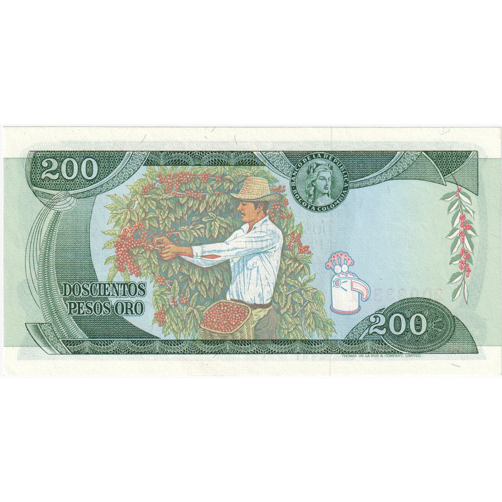 Colombie, 200 Pesos Oro, 1980, 1980-01-01, KM:419, NEUF