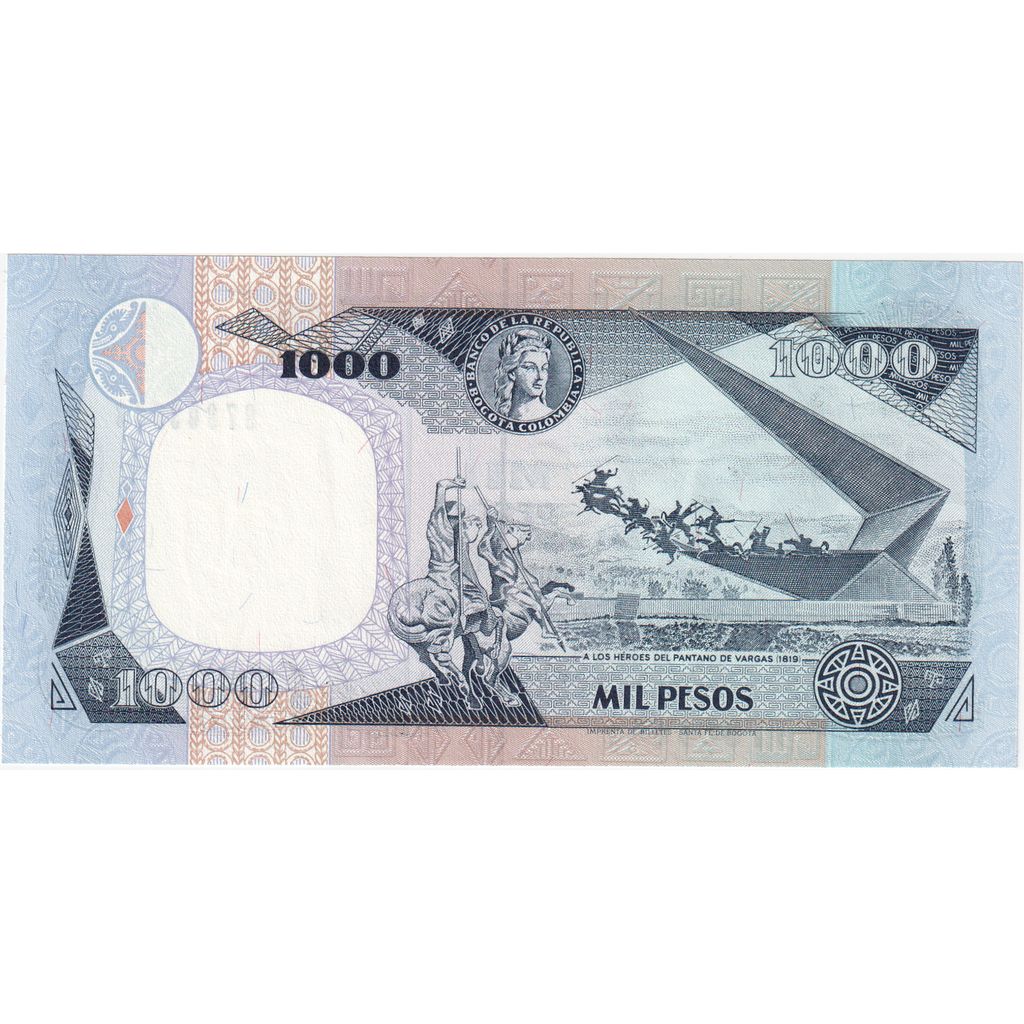 Colômbia, 1000 Pesos, 1995, 1995-10-02, KM:438, UNC(65-70)