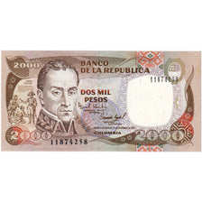 Banknote, Colombia, 2000 Pesos, 1994, 1994-12-17, KM:439b, UNC(65-70)