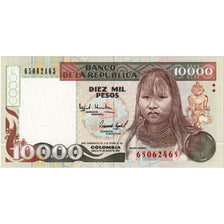 Banknote, Colombia, 10,000 Pesos Oro, 1993, UNC(65-70)