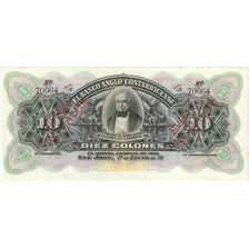 Costa Rica, 10 Colones, 1903-01-01, Specimen, UNC(63)
