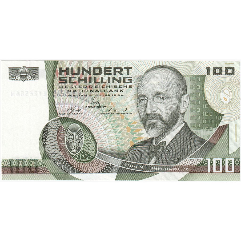 Austria, 100 Schilling, 1984, 1984-01-02, KM:150, UNC(65-70)