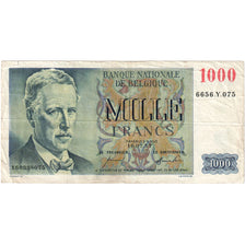 1000 Francs, 1957, Bélgica, 1957-10-28, KM:131a, BC+