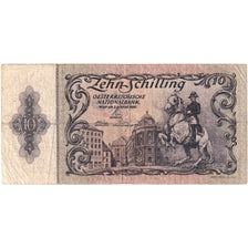 Austria, 10 Schilling, 1950, 1950-01-02, KM:127, VF(20-25)