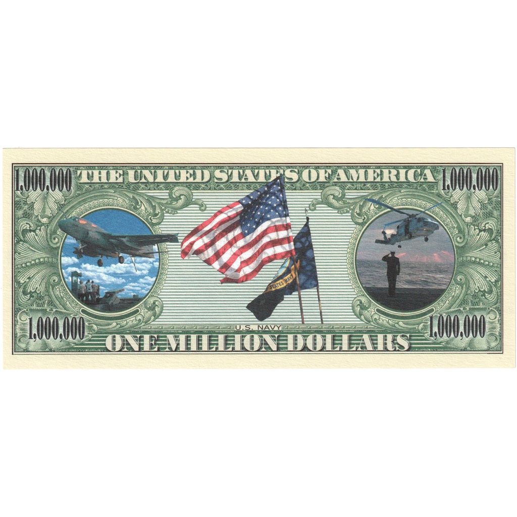 États-Unis, Dollar, 2001, FANTASY 1 000 000 DOLLARS, NEUF