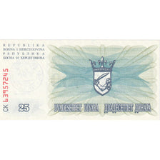 25,000 Dinara, 1993, Bosnia - Herzegovina, 1993-10-15, KM:54a, UNC